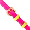 Asos Collection Asos Colour Block Fluro Belt with Double Buckle Detail in Yellow (pinkyellow) - Lyst