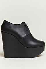 Ets Callatay Ets Callatay Womens Classic Derby Platform Wedge Heels