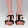 Jeffrey Campbell Puffer Stud Sandal in Blk in Black - Lyst