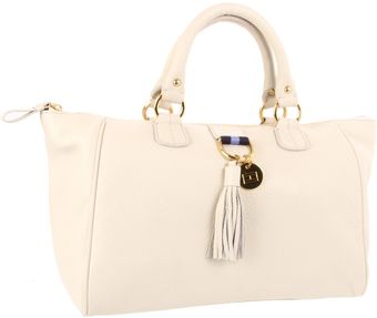 Tommy Hilfiger Tommy Hilfiger Tasseled Pebble Eastwest Satchel - Lyst