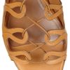 Alexander Mcqueen Leather Gladiator Sandals in Brown (camel) - Lyst
