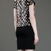 Dkny Short Sleeve Dress in Black - Lyst