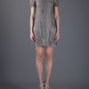 Dolce & Gabbana Lace Dress in Gray - Lyst