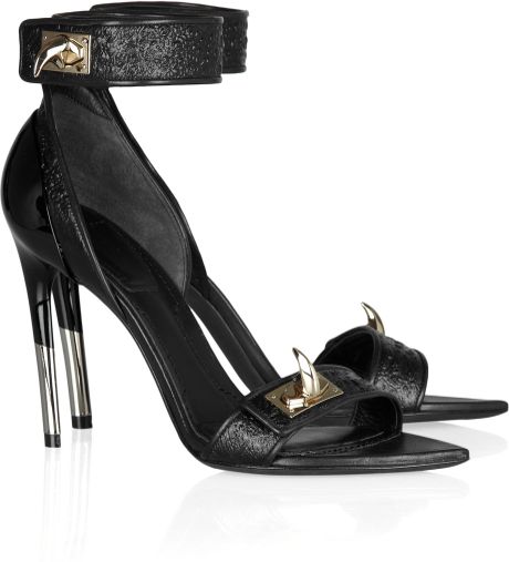 Givenchy Embellished Hagfish Sandals in Black - Lyst