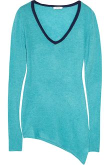 N.peal Cashmere Contrasttrimmed Cashmere Sweater - Lyst