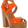 Ralph Lauren Alannah Sandal in Orange - Lyst