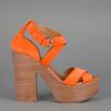 Ralph Lauren Alannah Sandal in Orange - Lyst