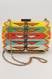 Serpui Marie Zanzibar Beaded Clutch - Lyst