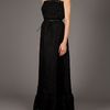 Valentino Strapless Gown in Black - Lyst