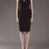 Versace Piping Dress in Black - Lyst
