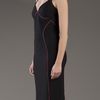 Versace Piping Dress in Black - Lyst