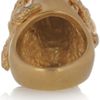 Alexander Mcqueen Swarovski Crystal Skull and Starfish Ring in Gold - Lyst