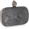 Alexander Mcqueen Punk Shell Stingray Box Clutch in Gray (pewter) - Lyst