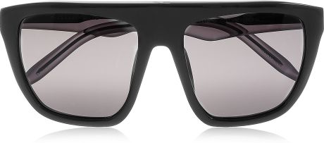 Alexander Wang Squareframe Acetate Sunglasses in Black - Lyst