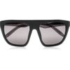 Alexander Wang Squareframe Acetate Sunglasses in Black - Lyst