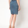 Asos Collection  Denim Pencil Skirt with Paperbag Waist in Blue (vintageindigo) - Lyst