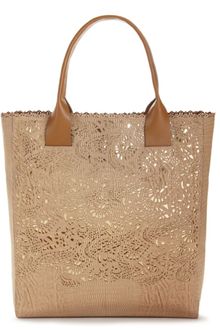 BCBGMAXAZRIA Laser Cut Tote - Lyst