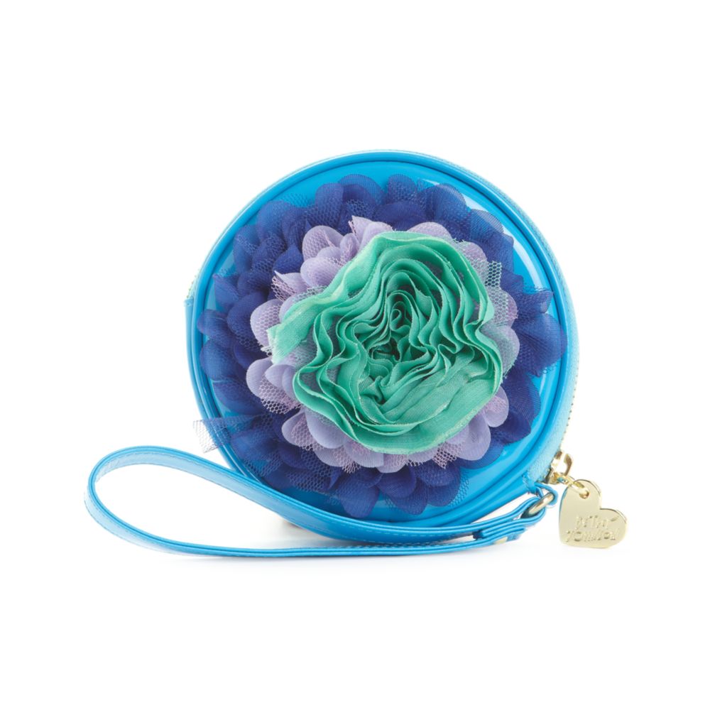 Betsey Johnson Brasil Straw Wristlet in Blue (blue straw) Lyst