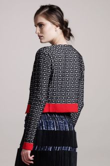 Bottega Veneta Cropped Cardigan - Lyst