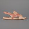 Chloé Goat and Python Skin Sandal in Beige (brown) - Lyst