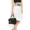Dolce & Gabbana Raffiatrimmed Pvc Waist Belt in Black - Lyst