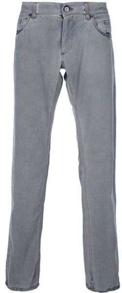 Dolce & Gabbana Straight Leg Jeans in Gray for Men (grey) - Lyst
