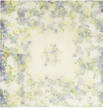 Erdem Floralprint Modal and Cashmereblend Scarf - Lyst