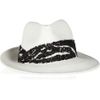 Eugenia Kim Lauren Sequined Straw Fedora in White (straw) - Lyst