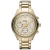 Fossil Chronograph Gold Ion Plated Stainless Steel Bracelet  in Gold - Lyst