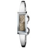 Gucci Womens Swiss Gframe Stainless Steel Bangle Bracelet 14x34mm in Gray (steel) - Lyst