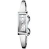 Gucci Womens Swiss Gframe Stainless Steel Bangle Bracelet 14x34mm in Gray (steel) - Lyst