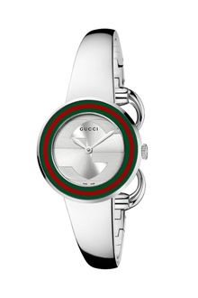 Gucci Womens Swiss Uplay Stainless Steel Bangle Bracelet 27mm - Lyst