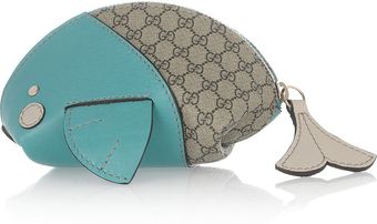  Moby Dick Leather and Canvas Coin Purse 