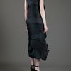 Issey Miyake Vintage Draped Dress in Black - Lyst
