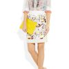 Jil Sander Tumbled Oversized Texturedleather Pouch in Yellow - Lyst