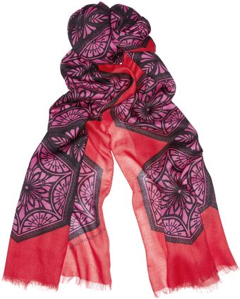 Jonathan Saunders Victoriana Printed Modalblend Scarf - Lyst