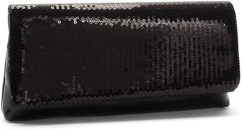  Metallic Satin Flap Clutch 