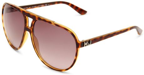Marc By Marc Jacobs Mmj 288s Aviator Sunglasses in Brown (havana frame/brown gradient lens) - Lyst