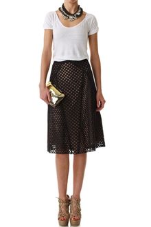Marios Schwab Lattice Skirt - Lyst