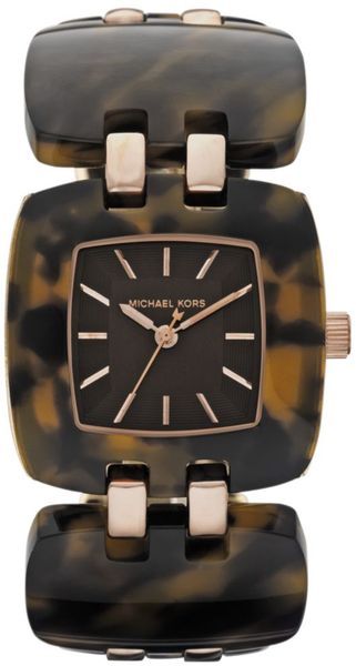  Tortoise Acetate and Stainless Steel Bracelet 34mm 