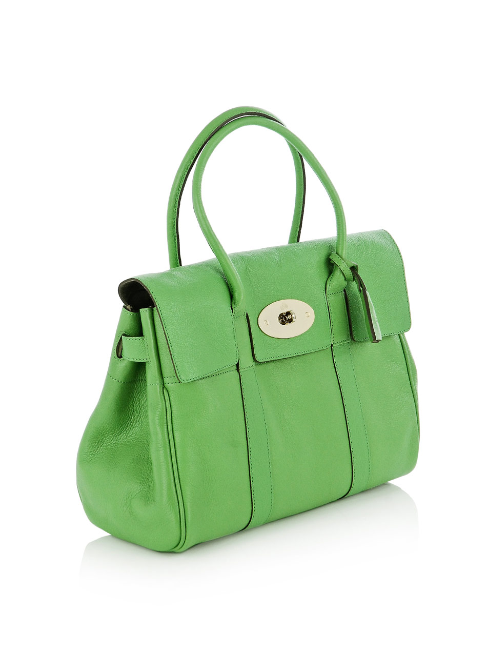 mulberry palm green purse