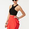 Nasty Gal Perfect Peplum Skirt in Red (poppy) - Lyst