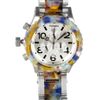 Nixon 4220 Chrono Watercoloreffect Acetate and Stainless Steel Watch in Gray (steel) - Lyst
