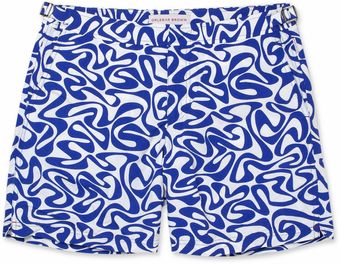 Orlebar Brown Bulldog Midlength Waterprint Swim Shorts - Lyst