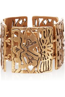 Oscar de la Renta 24karat Goldplated Bracelet - Lyst