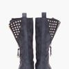 Pierre Balmain Calfhigh Suede Eden Boots in Black - Lyst