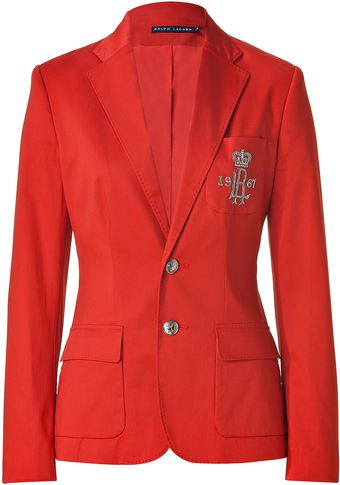  Red Hibiscus Cotton Sateen Jacket 