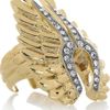 Roberto Cavalli Goldplated Swarovski Crystal Wing Ring in Gold - Lyst