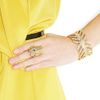 Roberto Cavalli Goldplated Swarovski Crystal Wing Ring in Gold - Lyst