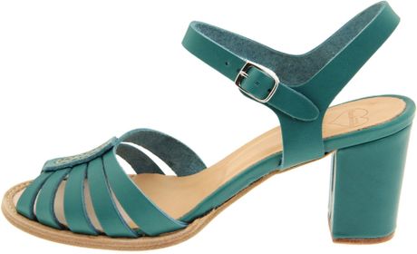 Swedish Hasbeens Swedish Hasbeens Womens High Heeled Leather Sandal ...